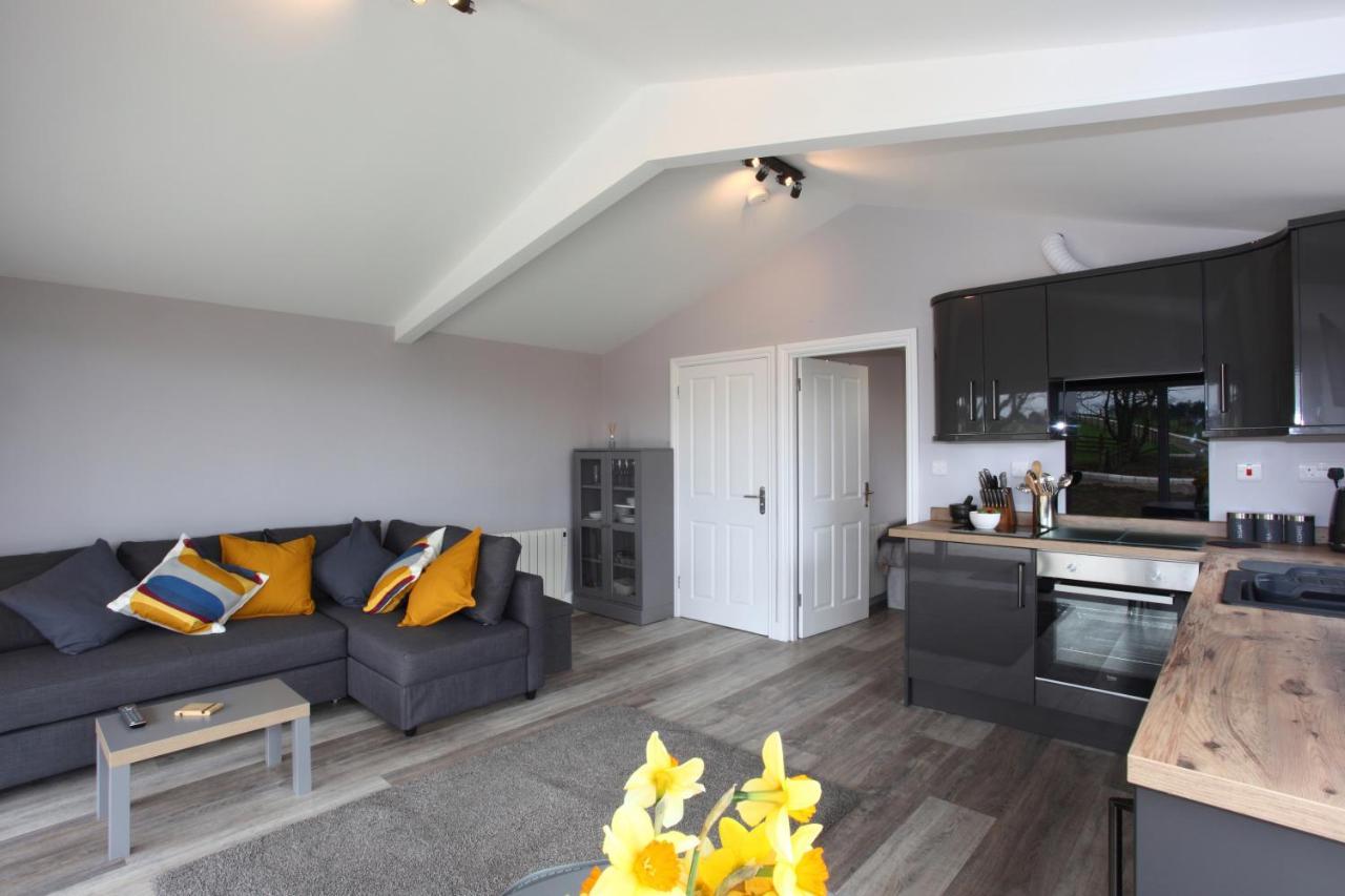 Deerfin Rentals Private Chalet With Hot Tub Ballymena Exterior foto